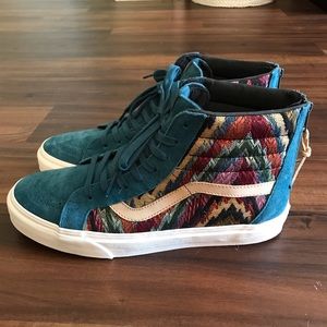 Vans Sk8-Hi Blue Suede